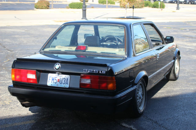 1988 Black BMW 3-Series