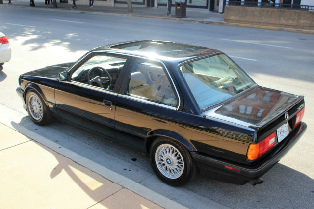 1988 Black BMW 3-Series