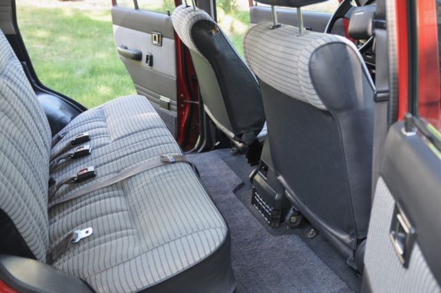 1988 Red Toyota Land Cruiser SUV