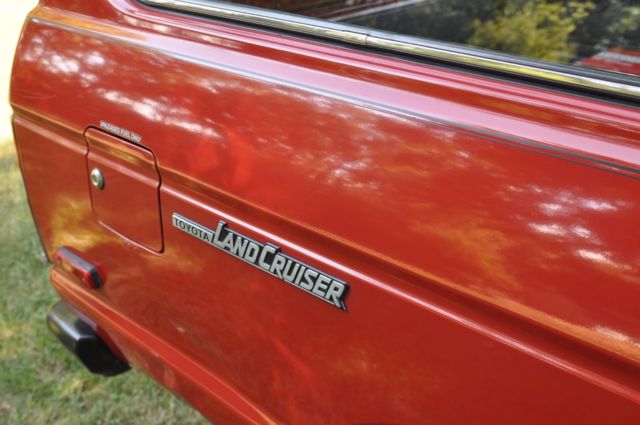 1988 Red Toyota Land Cruiser SUV