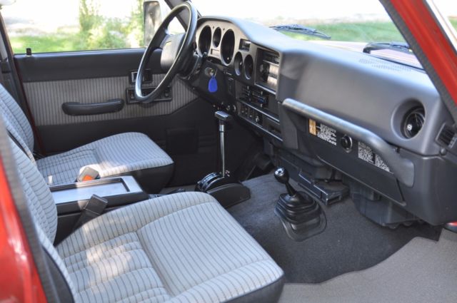 1988 Red Toyota Land Cruiser SUV