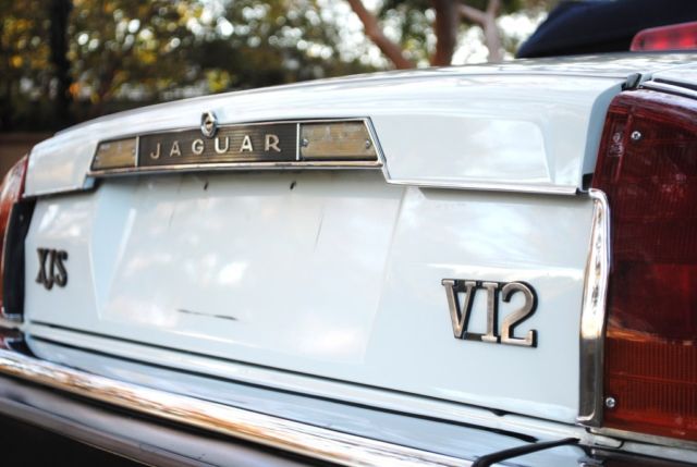 1990 White Jaguar XJS Convertible