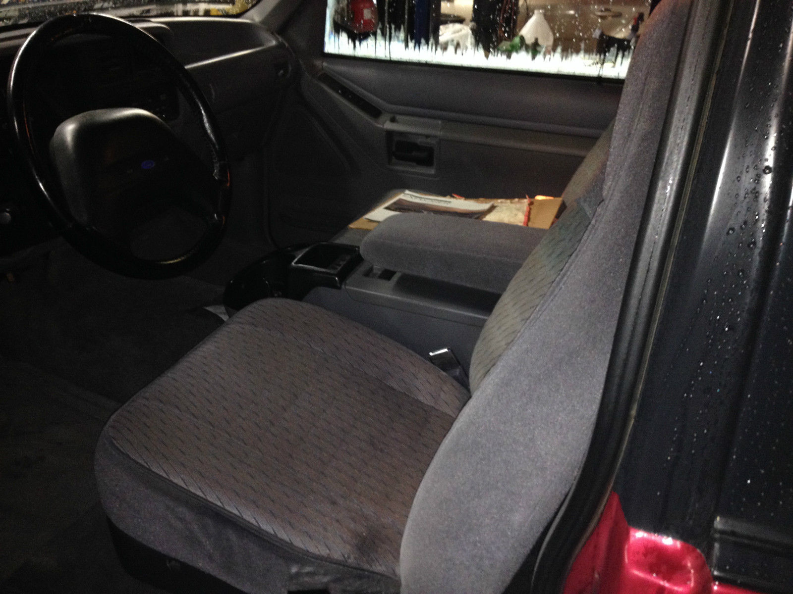 1993 Burgundy Ford Explorer SUV