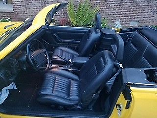 1993 Yellow Ford Mustang Convertible