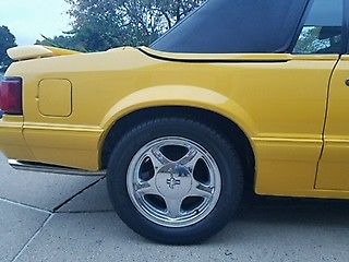1993 Yellow Ford Mustang Convertible
