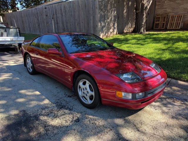 1993 Red Nissan 300ZX Hatchback