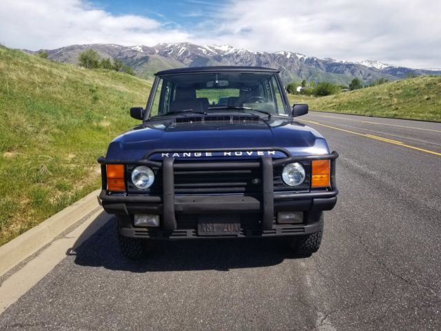 1994 Blue Land Rover Range Rover SUV