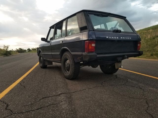 1994 Blue Land Rover Range Rover SUV