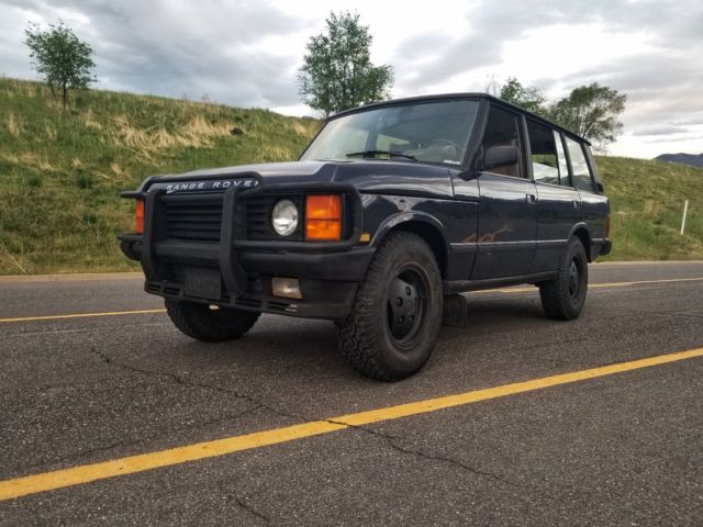 1994 Blue Land Rover Range Rover SUV