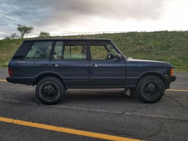 1994 Blue Land Rover Range Rover SUV