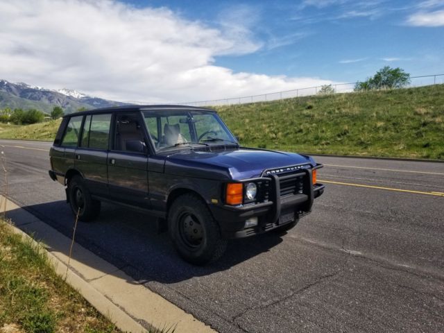 1994 Blue Land Rover Range Rover SUV