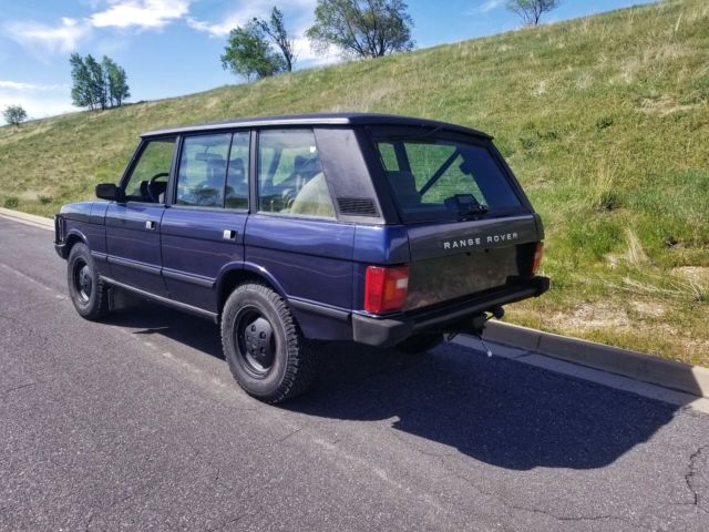 1994 Blue Land Rover Range Rover SUV
