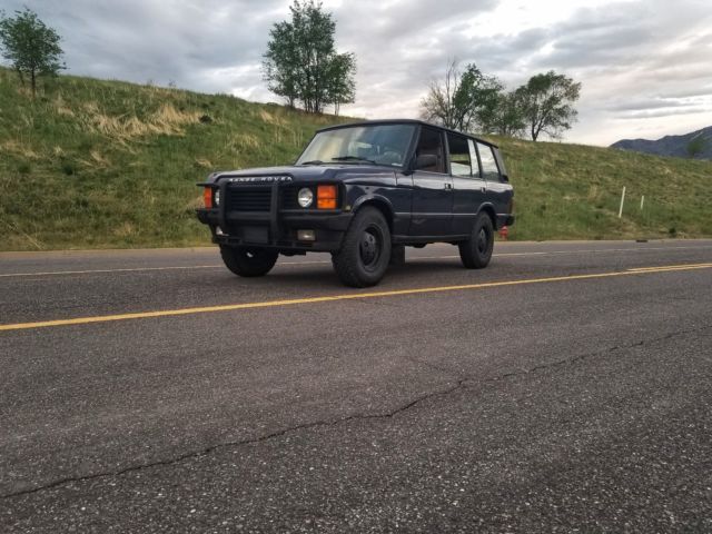 1994 Blue Land Rover Range Rover SUV