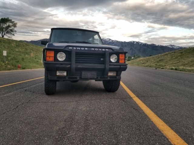 1994 Blue Land Rover Range Rover SUV