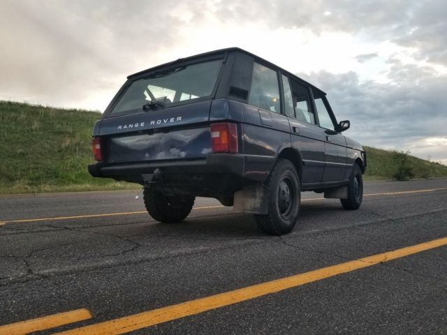 1994 Blue Land Rover Range Rover SUV