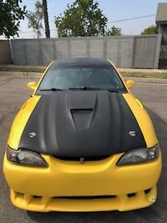 1994 Yellow Ford Mustang