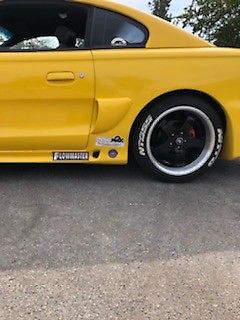 1994 Yellow Ford Mustang