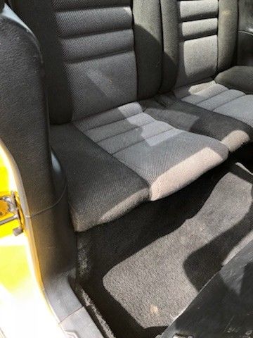 1994 Yellow Ford Mustang