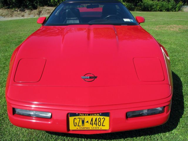 1991 Red Chevrolet Corvette Coupe