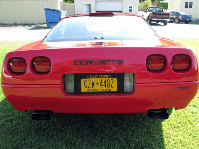 1991 Red Chevrolet Corvette Coupe