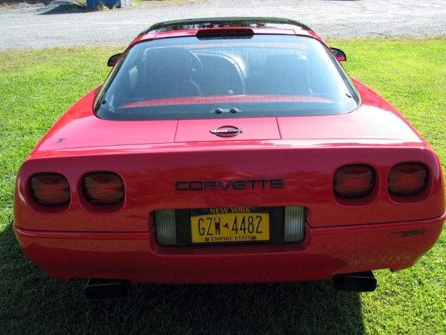 1991 Red Chevrolet Corvette Coupe