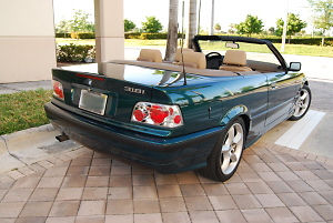 1994 Metalic Green BMW 3-Series Convertible