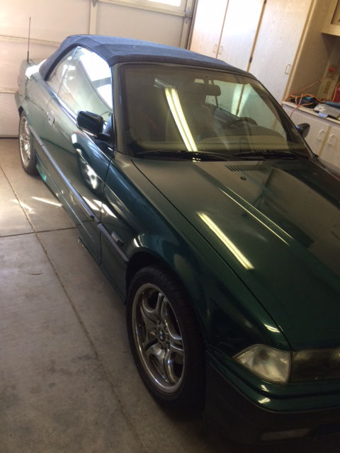 1994 Metalic Green BMW 3-Series Convertible