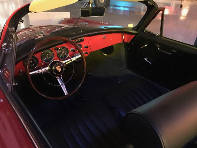 1963 Red Porsche 356 Convertible