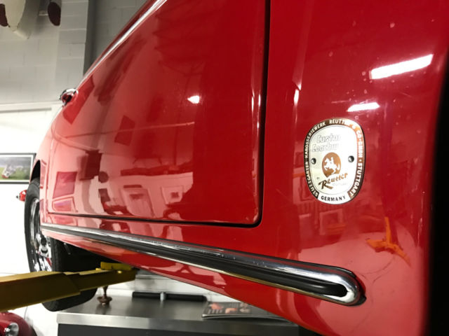 1963 Red Porsche 356 Convertible