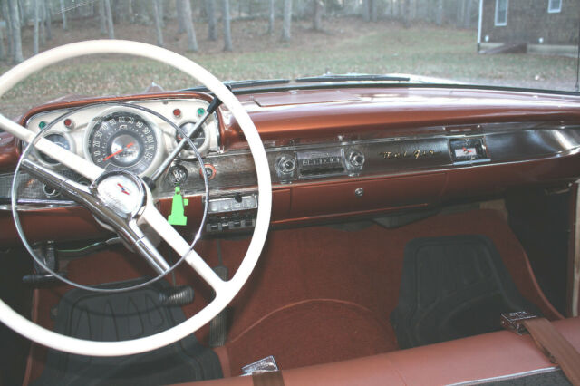 1957 Gold Chevrolet Bel Air/150/210 Sedan