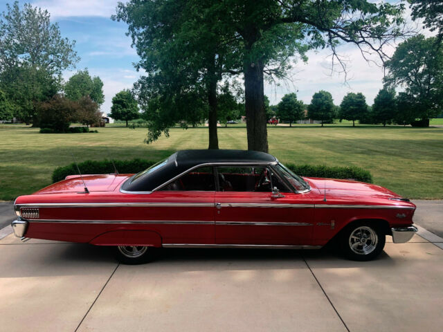 1963 Red Ford Galaxie Fastback