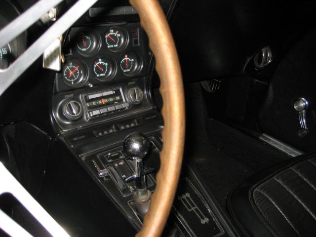 1968 Black Chevrolet Corvette Convertible