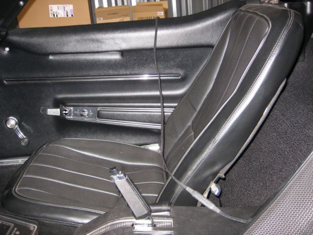 1968 Black Chevrolet Corvette Convertible