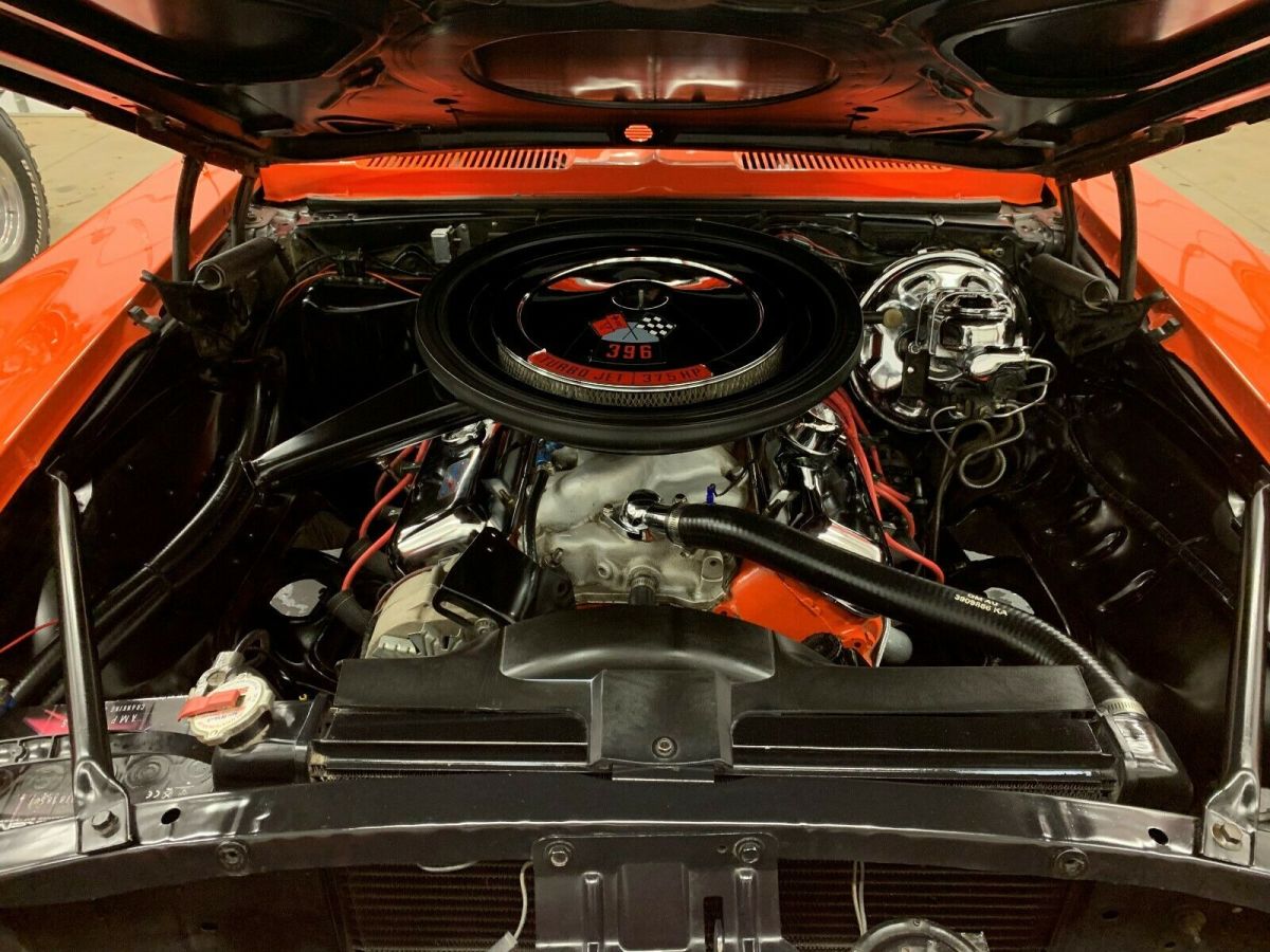 1969 Orange Chevrolet Camaro Convertible