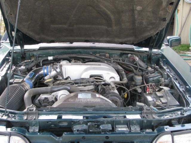 1990 Green Ford Mustang Convertible