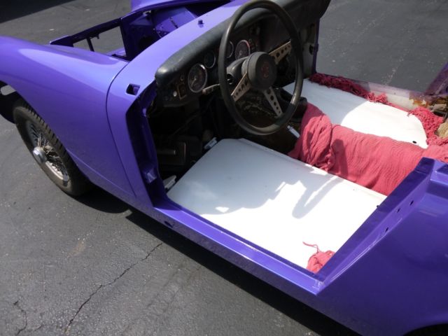 1972 Purple Pearl MG Midget Convertible
