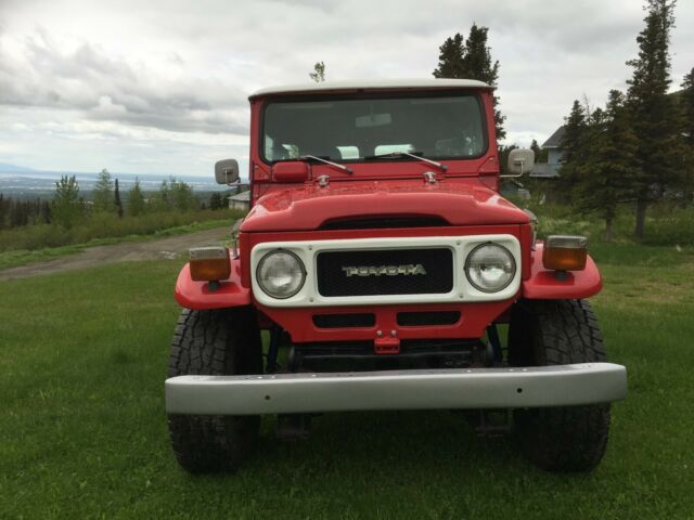 1979 Red Toyota Land Cruiser SUV