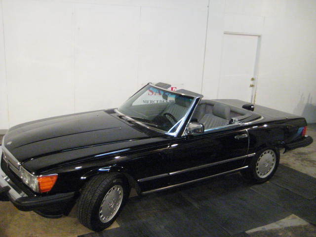 1986 BLACK Mercedes-Benz SL-Class COUPE/ROADSTER