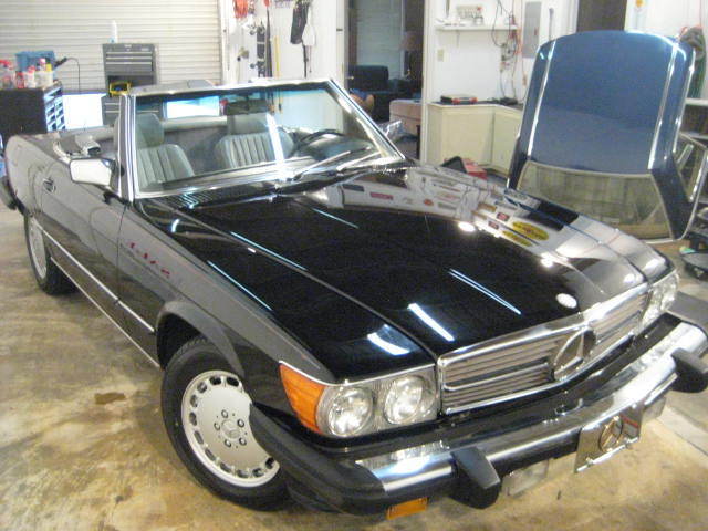 1986 BLACK Mercedes-Benz SL-Class COUPE/ROADSTER