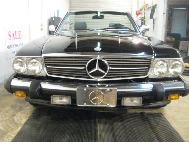 1986 BLACK Mercedes-Benz SL-Class COUPE/ROADSTER