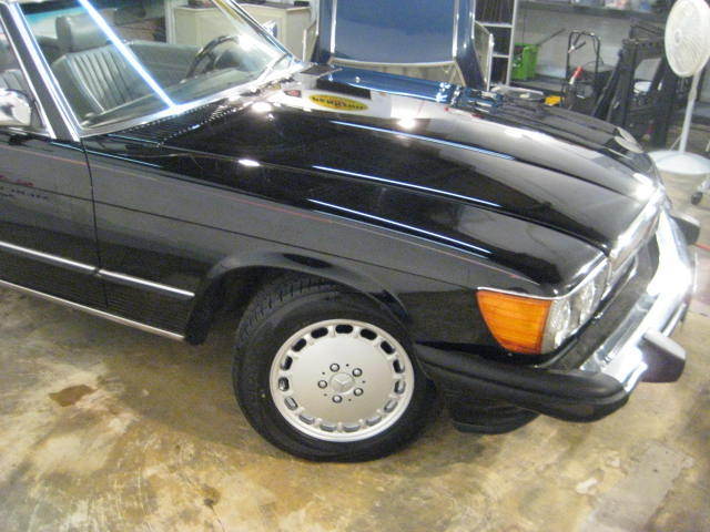 1986 BLACK Mercedes-Benz SL-Class COUPE/ROADSTER