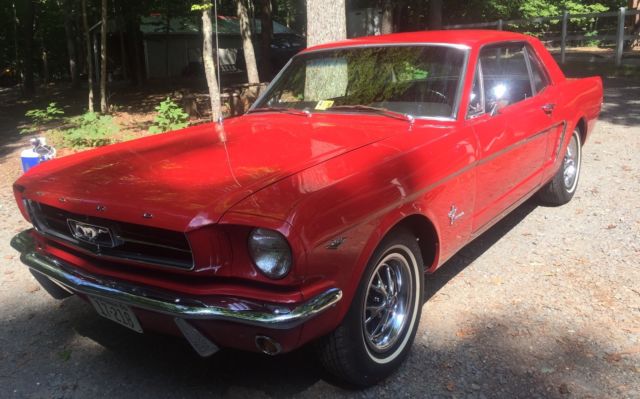 1965 Red Ford Mustang Coupe