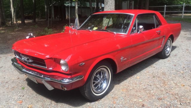 1965 Red Ford Mustang Coupe