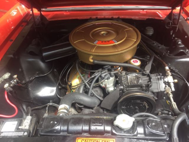 1965 Red Ford Mustang Coupe