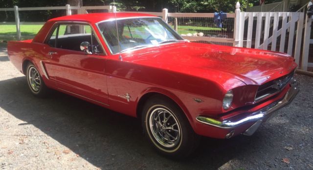 1965 Red Ford Mustang Coupe