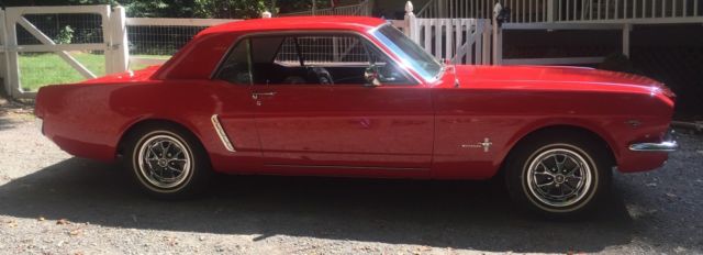 1965 Red Ford Mustang Coupe