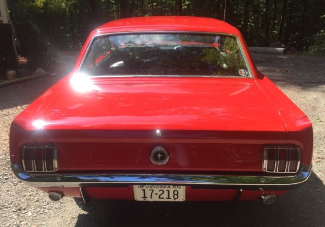 1965 Red Ford Mustang Coupe
