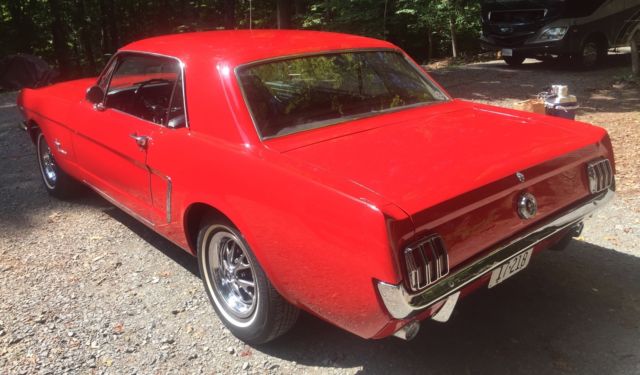 1965 Red Ford Mustang Coupe