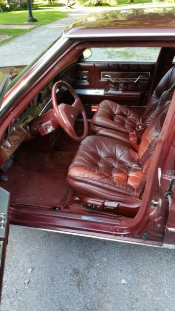 1987 Burgundy Chrysler New Yorker Sedan