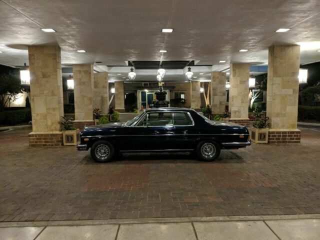 1973 Blue Mercedes-Benz 200-Series Coupe